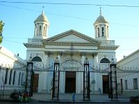  Fachada de la  Bas�lica Menor de Nuestra Se�ora de La Paz - Lomas de Zamora - Buenos Aires.- Argentina.-